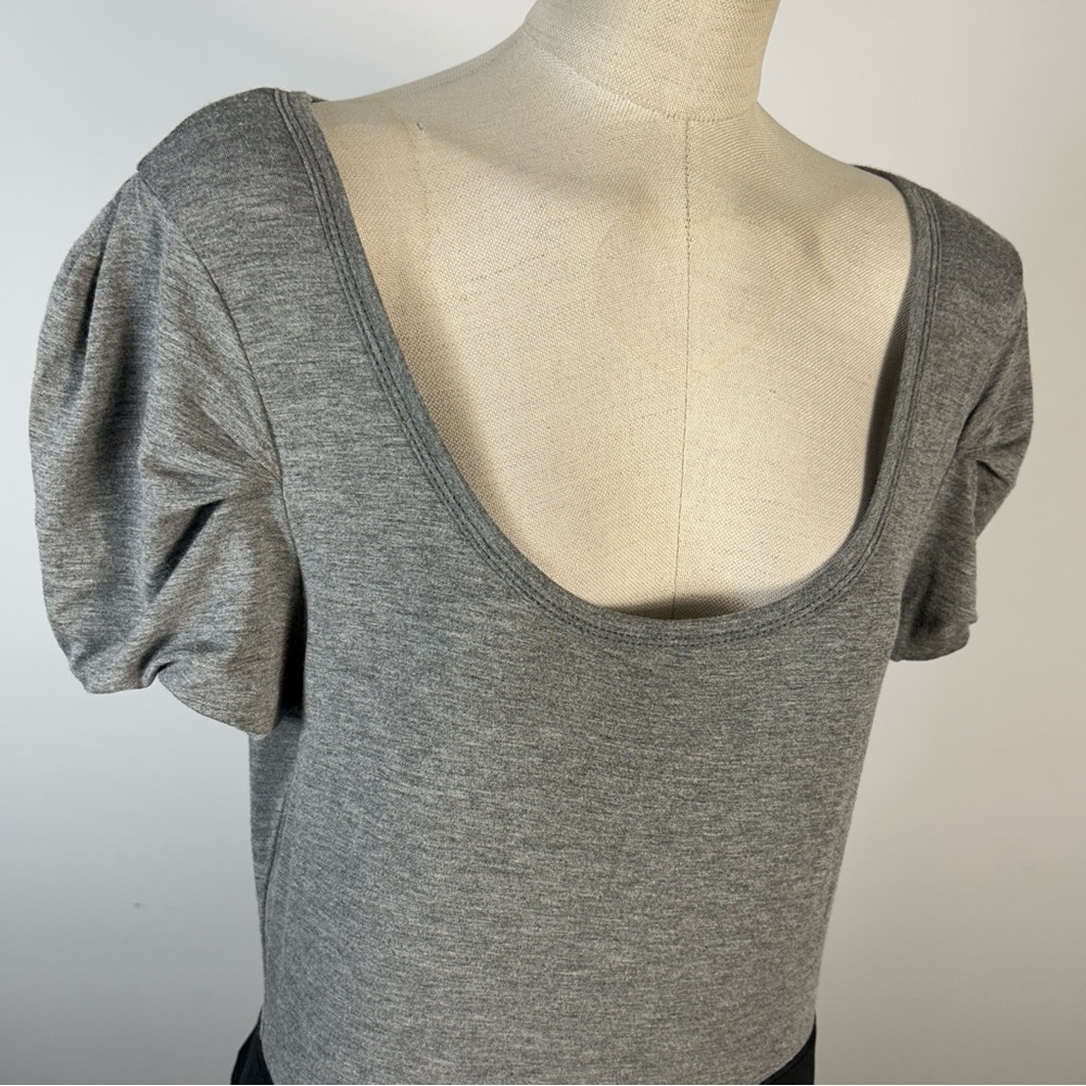 BCBGMaxAzria Gray and Black Skirt Dress 12 - Picture 4 of 10